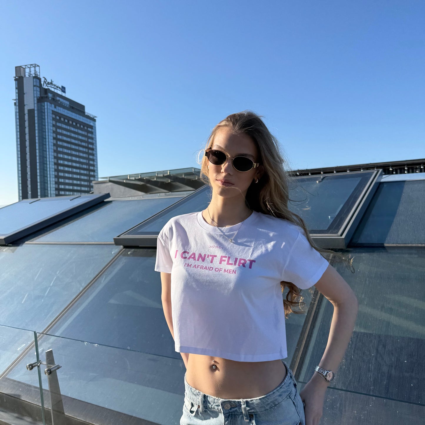I CAN'T FLIRT - CROP TOP